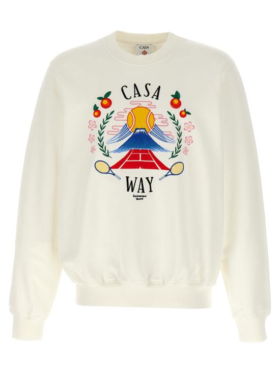  카사블랑카 긴팔 티셔츠 CA315370BM WHITE