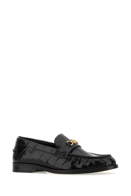  베르사체 플랫 슈즈 10121231A08910 1B00V BLACK - VERSACE