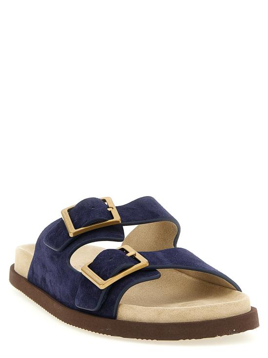26SS 브루넬로 쿠치넬리 샌들 BR337868BM BLUE - BRUNELLO CUCINELLI
