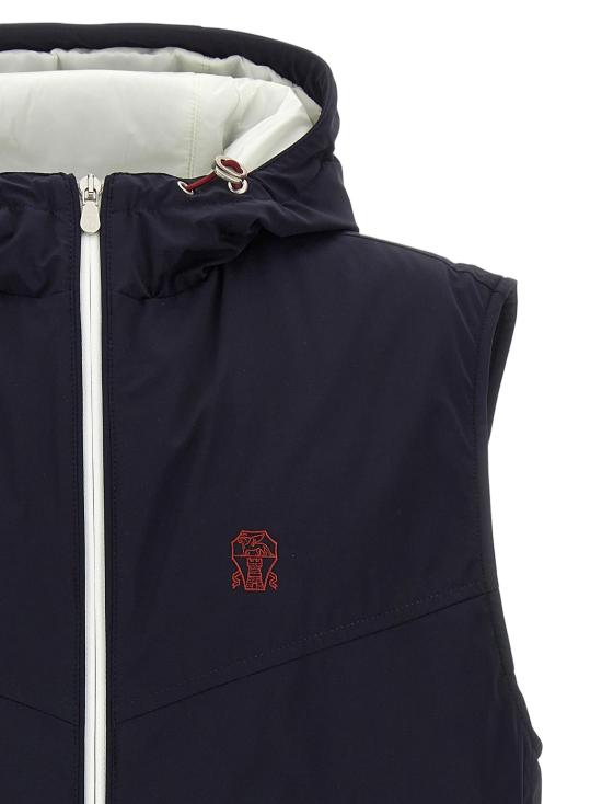 26FW 브루넬로 쿠치넬리 베스트 BR314407BM NAVY - BRUNELLO CUCINELLI