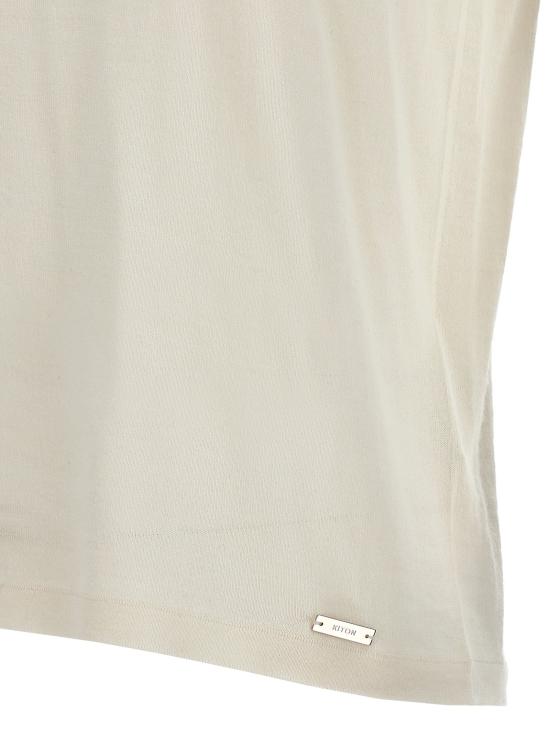  키톤 폴로 티셔츠 KI287522BM WHITE - KITON