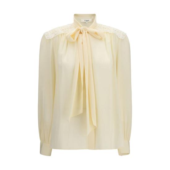 26FW 끌로에 블라우스 CHCH26AHT30005114BB BEIGE