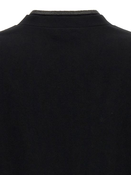 26FW 브루넬로 쿠치넬리 폴로 티셔츠 BR256133BM BLACK - BRUNELLO CUCINELLI