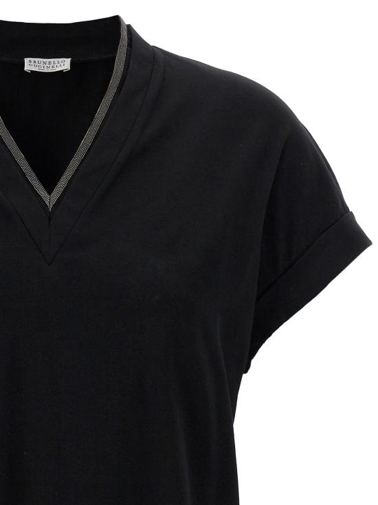 26FW 브루넬로 쿠치넬리 폴로 티셔츠 BR256133BM BLACK - BRUNELLO CUCINELLI