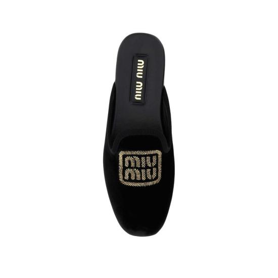  미우미우 뮬/슬리퍼 MI 8992011944148 BLACK - MIU MIU