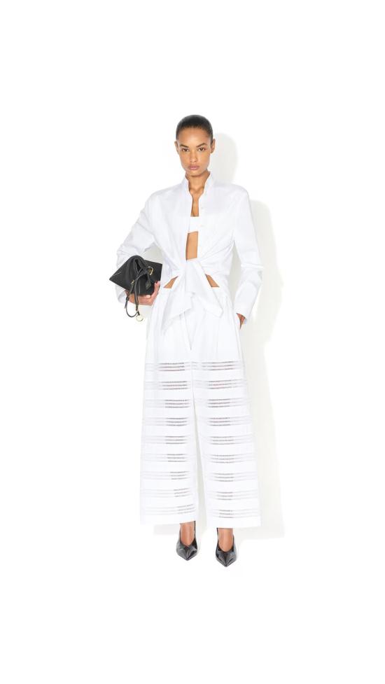  Maison AlaïA 스트레이트 팬츠 - ALAIA