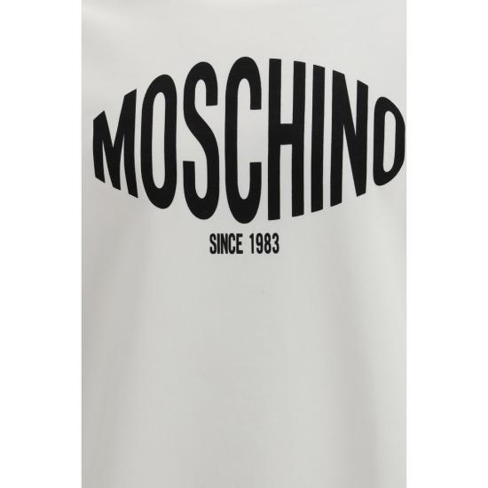 26SS 모스키노 긴팔 티셔츠 MO261ZZA171302281001BB WHITE - MOSCHINO