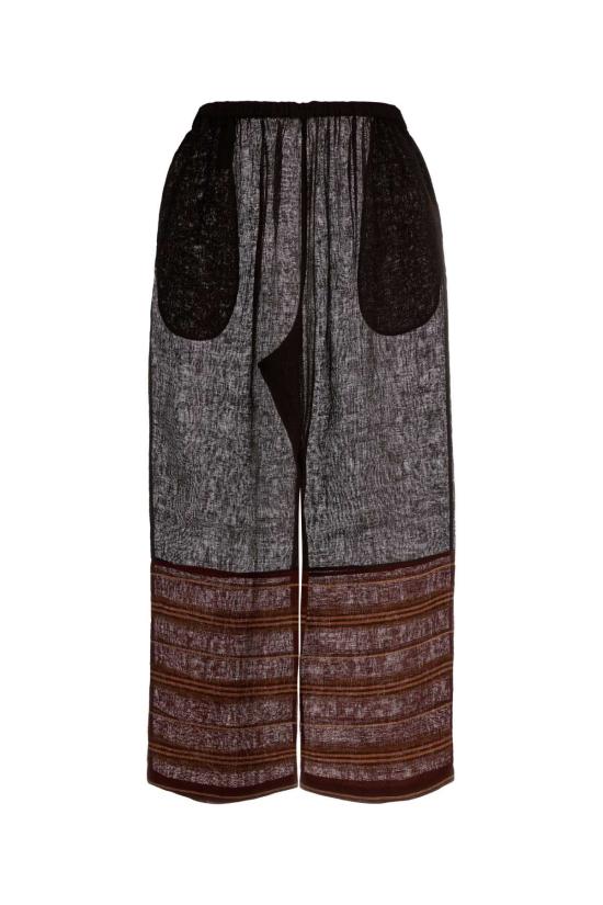 26SS 토리버치 스트레이트 팬츠 175276 200 BROWN - TORY BURCH