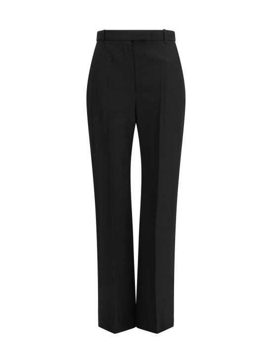 26FW 알렉산더 맥퀸 스트레이트 팬츠 847381QJAAC 1000 BLACK
