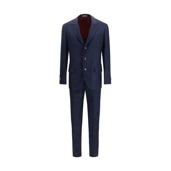 26SS 브루넬로 쿠치넬리 수트 팬츠 BRMZ403LDTH5C038BB BLUE