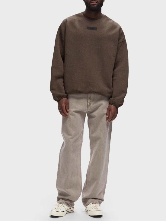  피어오브갓 긴팔 티셔츠 192SU244682F BROWN