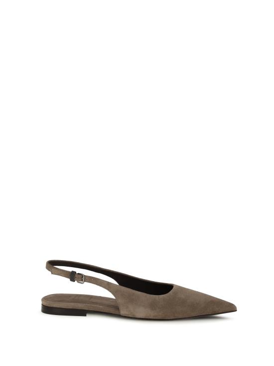 26SS 브루넬로 쿠치넬리 플랫 슈즈 MZSFC3178 C8849 BEIGE