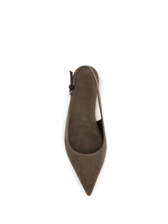 26SS 브루넬로 쿠치넬리 플랫 슈즈 MZSFC3178 C8849 BEIGE - BRUNELLO CUCINELLI