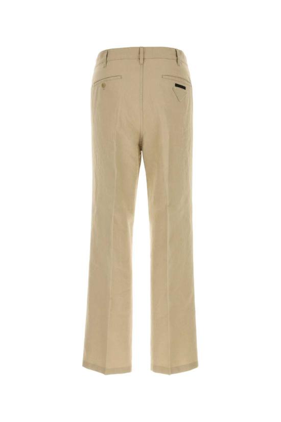 26FW 프라다 스트레이트 팬츠 UP0351SOOO19VM F0036 BEIGE - PRADA