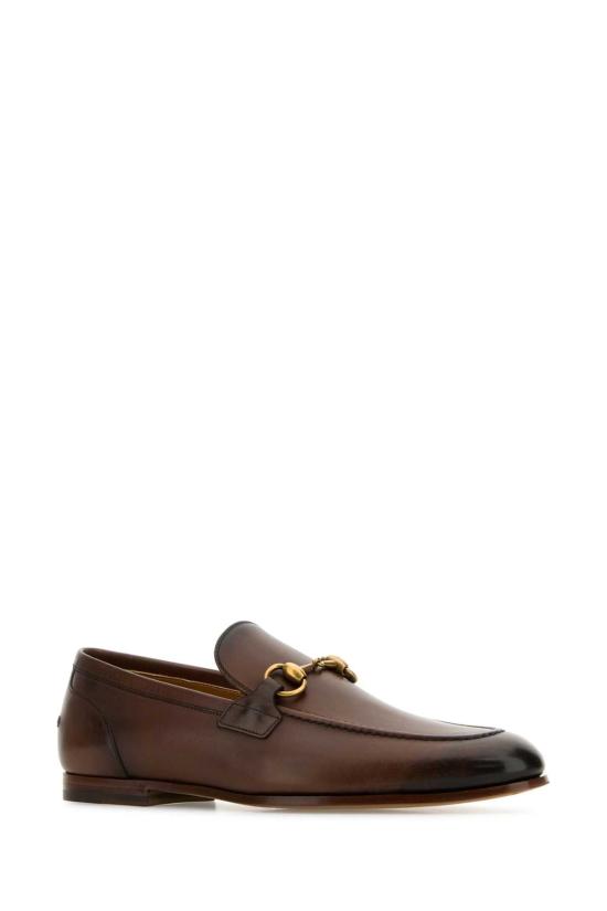  구찌 조던 레더 로퍼 406994BLM00 2024 BROWN - GUCCI