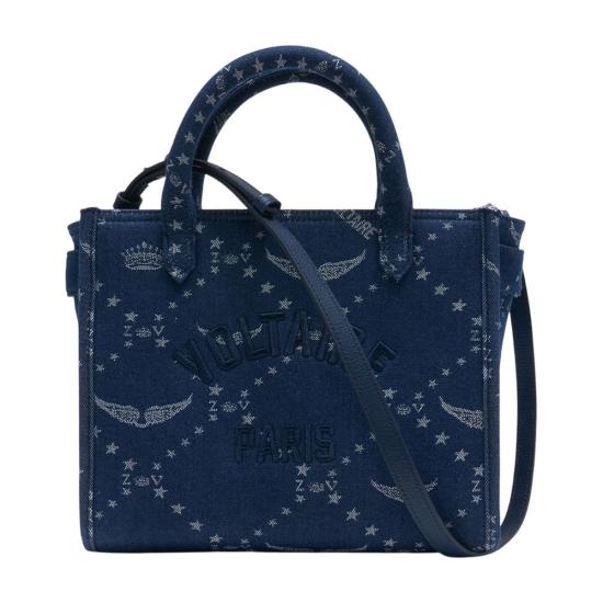 26SS 자딕앤볼테르 토트백 VOL025017 NAVY