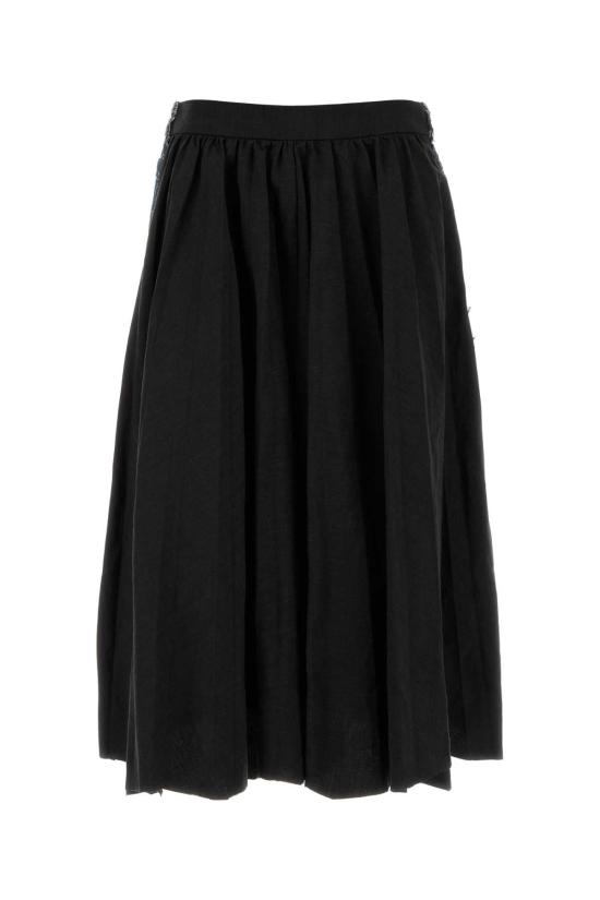 25FW 발렌시아가 스커트 838770TST05 1000 BLACK