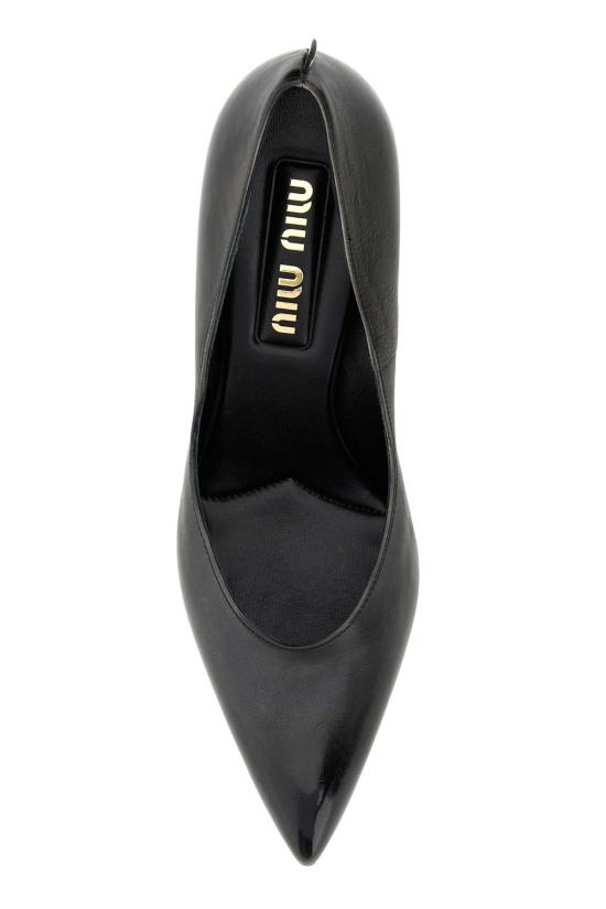 25FW 미우미우 힐/펌프스 5I546EFA085537 F0002 BLACK - MIU MIU