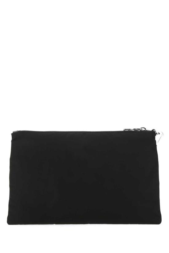  프라다 리나일론 앤 사피아노 레더 파우치 2NH0062DMH F0002 BLACK - PRADA