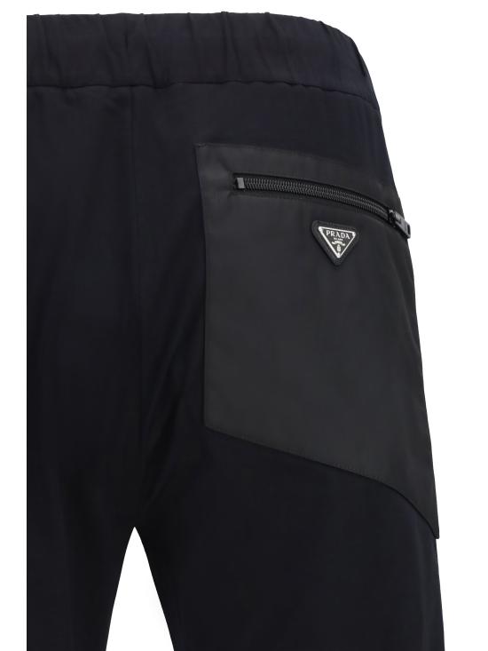 26SS 프라다 트레이닝/조거 팬츠 UJP209SWMO152Z F0002 BLACK - PRADA