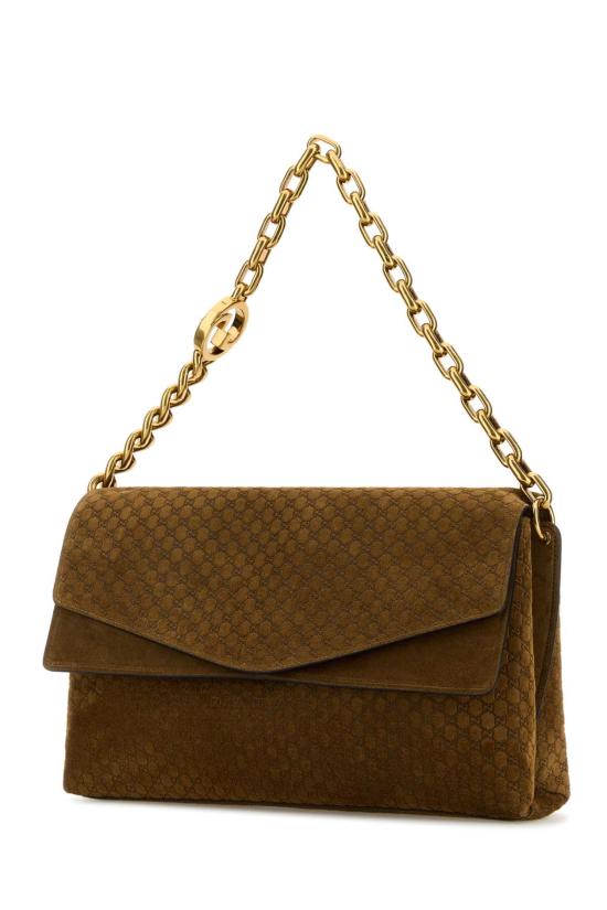 26SS 구찌 체인 라지 숄더백 857362AAF0P 2118 BROWN - GUCCI