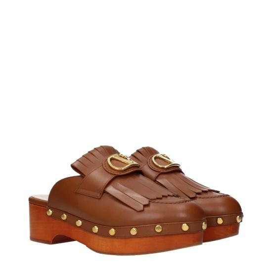  발렌티노 가라바니 뮬/슬리퍼 VA15289158205705BT BROWN - VALENTINO GARAVANI