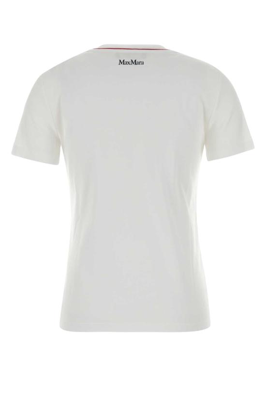 26SS 막스마라 스튜디오 폴로 티셔츠 2616971011600 001 WHITE - MAX MARA STUDIO