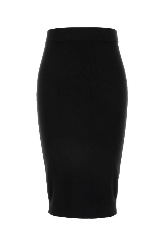  생로랑 스커트 809129Y76WQ 1000 BLACK