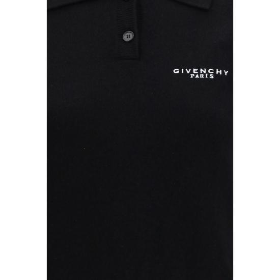26FW 지방시 폴로 티셔츠 GIBW61J04ZTA001BB BLACK - GIVENCHY