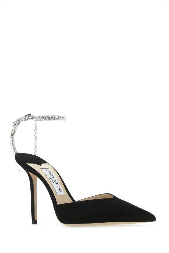  지미추 힐/펌프스 SAEDA100EWA BLACKCRYSTAL - JIMMY CHOO