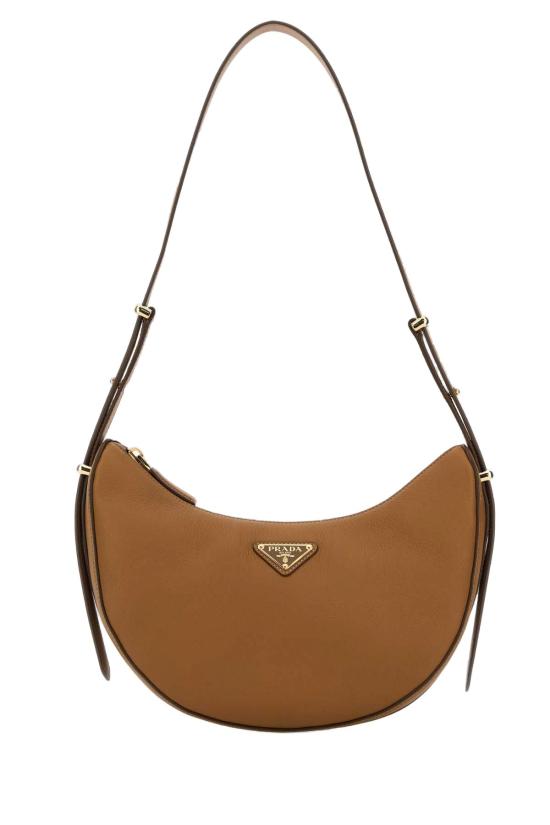 26SS 프라다 아르케 레더 숄더백 1BC2742CYS F03BH BROWN