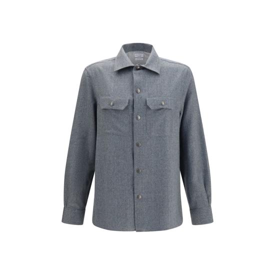 26FW 브루넬로 쿠치넬리 셔츠 BRMY6660721C002BB GRAY