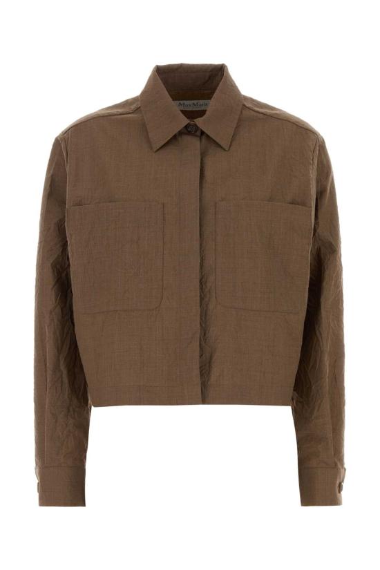25FW 막스마라 셔츠 2521196021600 005 BROWN