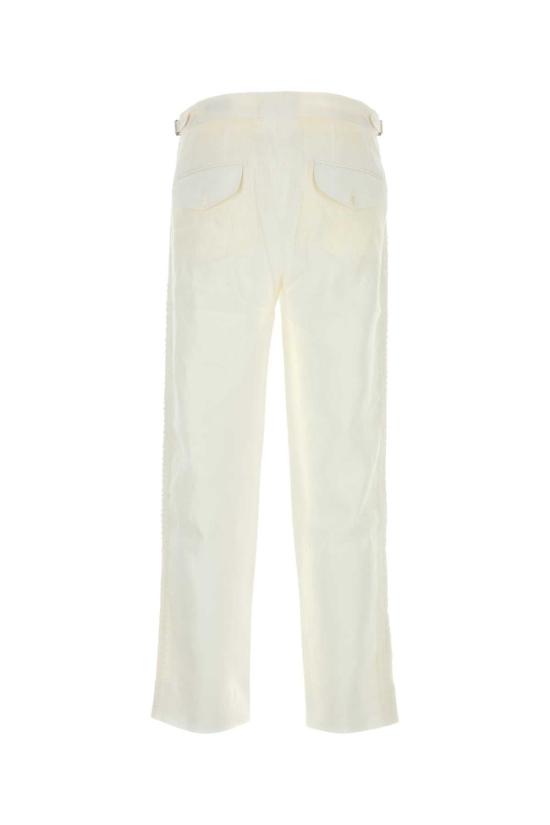  보디 스트레이트 팬츠 MRS25BT008 WHITE - BODE