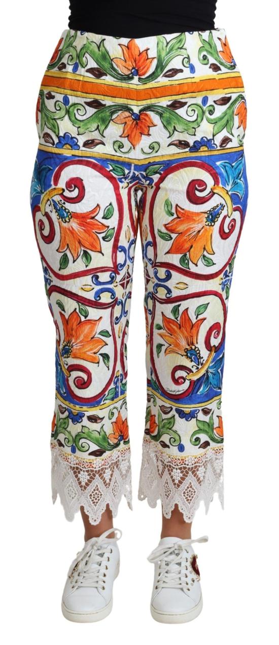  돌체앤가바나 스트레이트 팬츠 PAN71566 MULTICOLOR - DOLCE & GABBANA