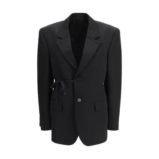 26SS 발렌시아가 자켓 BA857365TNT391000BB BLACK