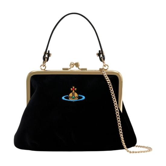 26SS 비비안웨스트우드 토트백 WES025179 BLACK