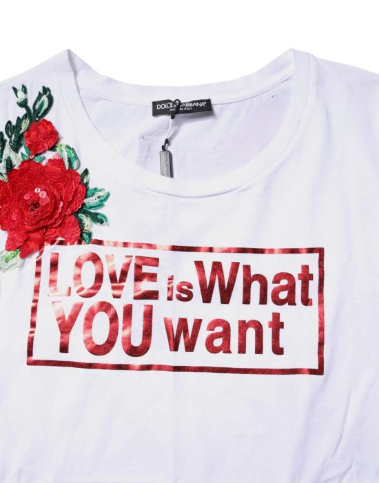  돌체앤가바나 민소매 티셔츠 TSH878647 WHITE - DOLCE & GABBANA