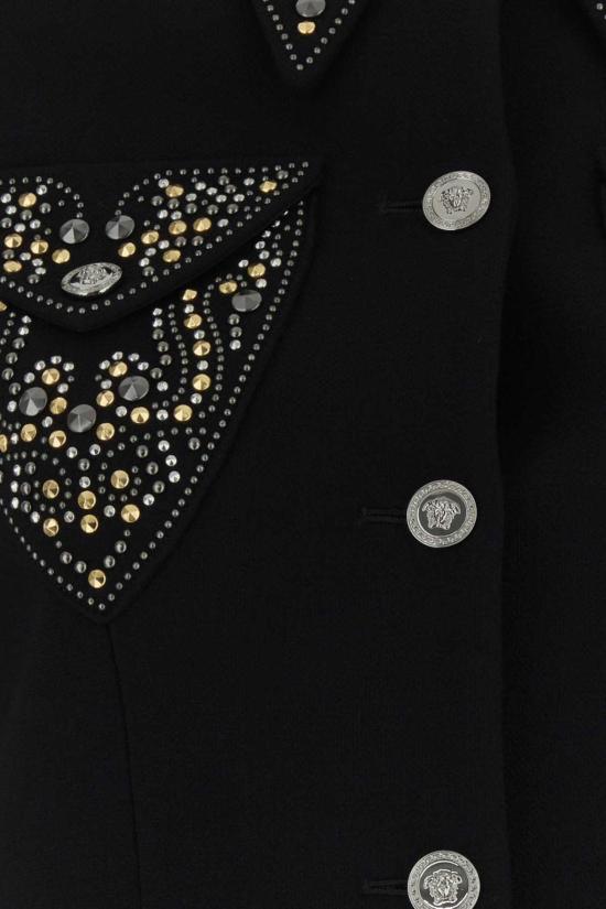 25FW 베르사체 자켓 10213191A12789 1B000 BLACK - VERSACE
