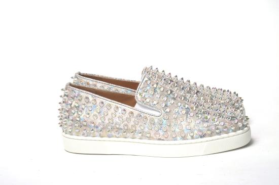  크리스챤 루부탱 플랫 슈즈 CL059 FBB 162 WHITE - CHRISTIAN LOUBOUTIN