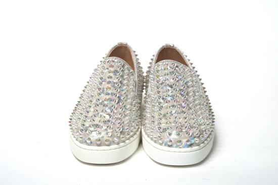 크리스챤 루부탱 플랫 슈즈 CL059 FBB 162 WHITE - CHRISTIAN LOUBOUTIN