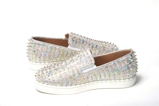  크리스챤 루부탱 플랫 슈즈 CL059 FBB 162 WHITE - CHRISTIAN LOUBOUTIN