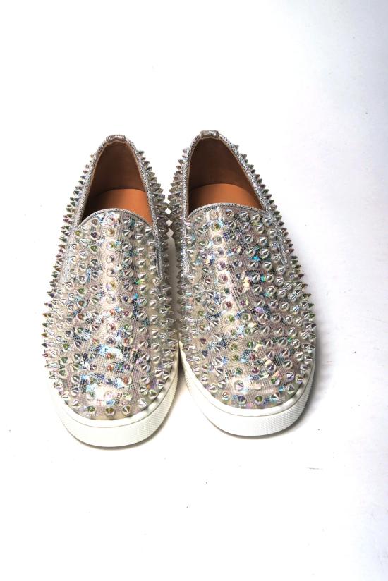  크리스챤 루부탱 플랫 슈즈 CL059 FBB 162 WHITE - CHRISTIAN LOUBOUTIN