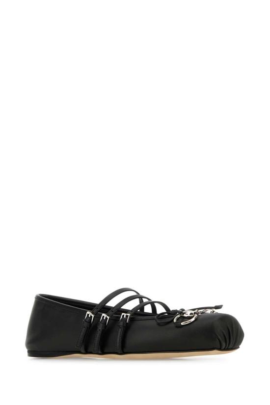 26SS 구찌 홀스빗 발레 플랫 814318AAEA4 1000 BLACK - GUCCI