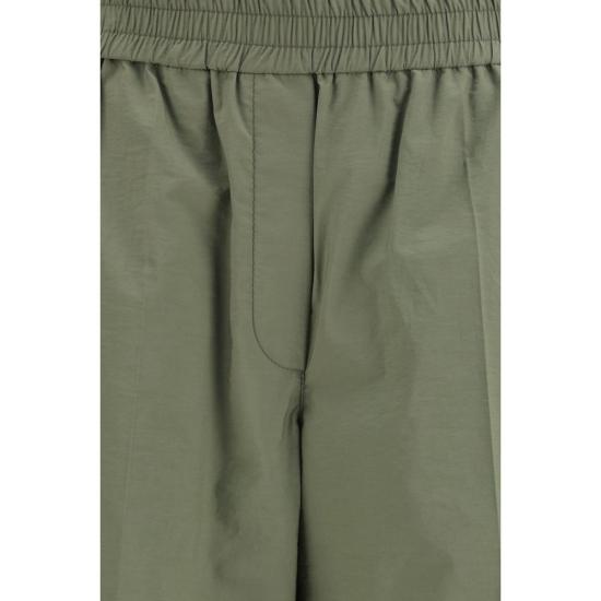 26SS 브루넬로 쿠치넬리 스트레이트 팬츠 BRM0F79P9131C3066BB GREEN - BRUNELLO CUCINELLI