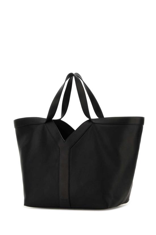 26SS 생로랑 그레인드 레더 Y 토트백 817602AAEB3 1000 BLACK - SAINT LAURENT