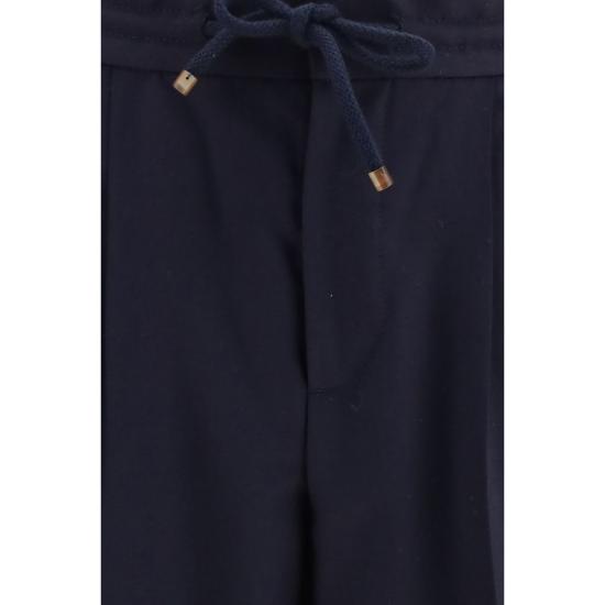 26FW 브루넬로 쿠치넬리 스트레이트 팬츠 BRME226E1710C334BB NAVY - BRUNELLO CUCINELLI