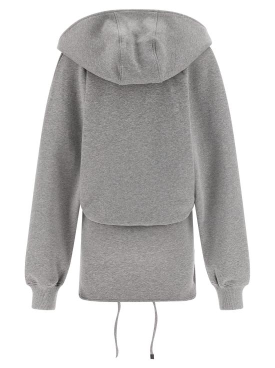 26SS 디 아티코 후드 티셔츠 TH326492BM GRAY - THE ATTICO