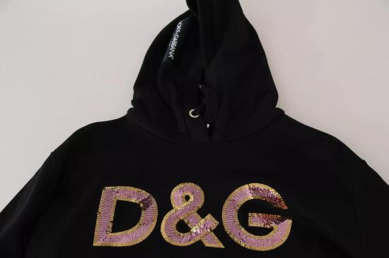  돌체앤가바나 후드 티셔츠 TSH3018 IT36 BLACK - DOLCE & GABBANA