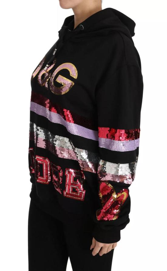  돌체앤가바나 후드 티셔츠 TSH3018 IT36 BLACK - DOLCE & GABBANA